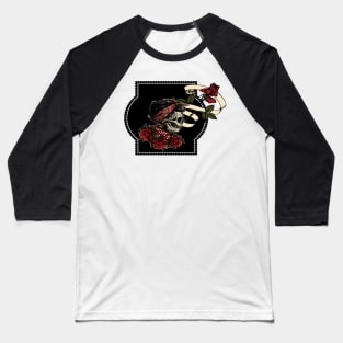 The PinUp Skull Baseball T-Shirt